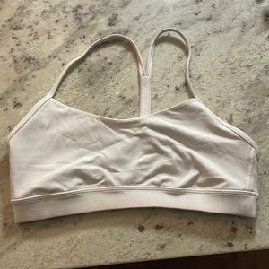 White lululemon Y bra
